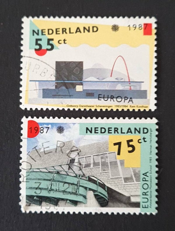 NVPH 1376-1377 GESTEMPELD