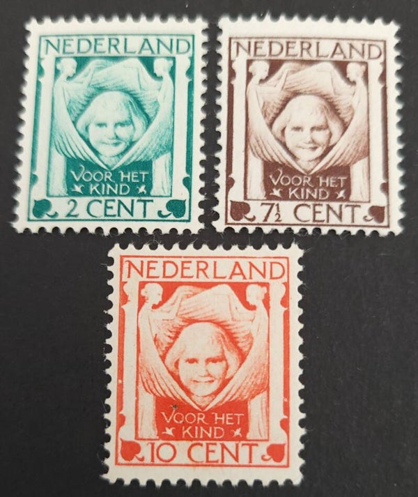 NVPH 141-143 POSTFRIS