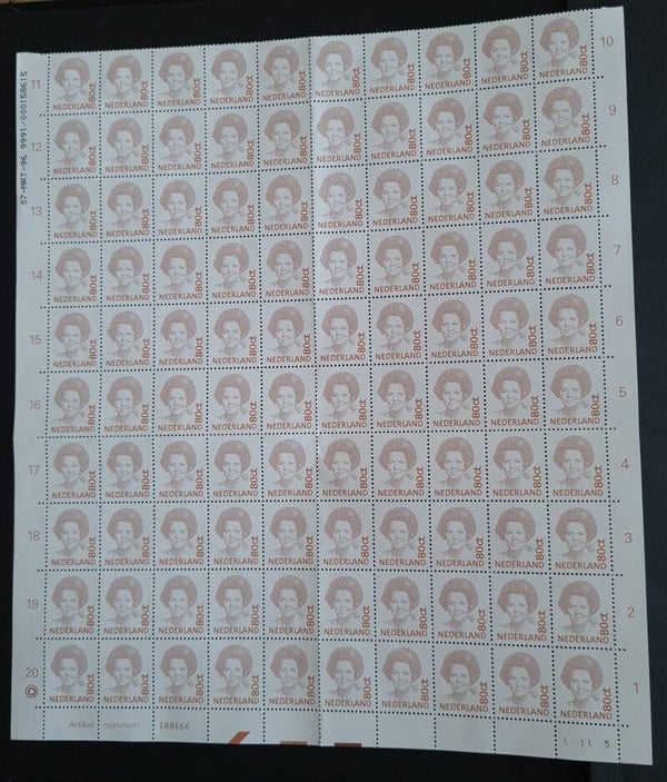 NVPH 1489 POSTFRIS IN VEL VAN 100