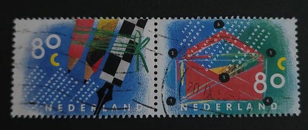 NVPH 1571A-1572A GESTEMPELD