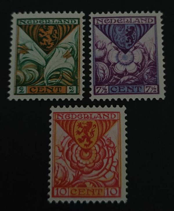 NVPH 166-168 POSTFRIS