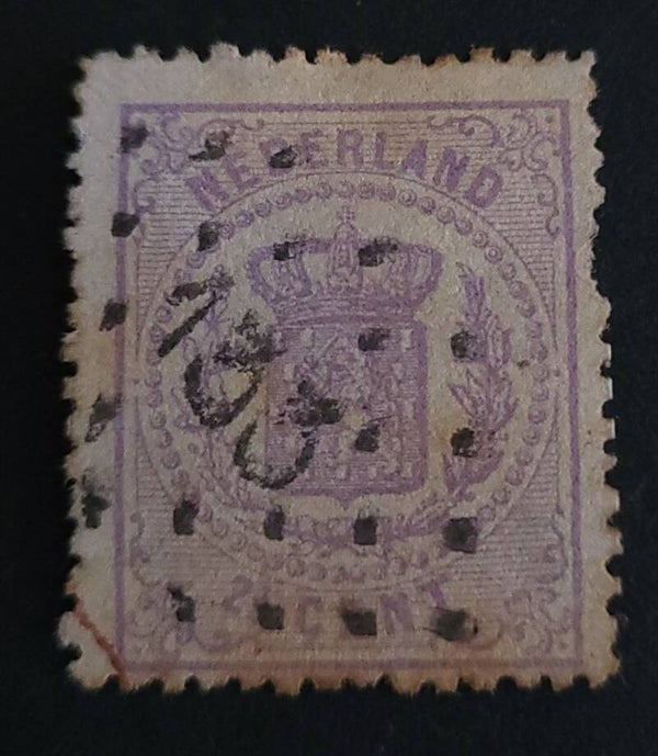 NVPH 18 GESTEMPELD PUNTSTEMPEL 133(ZUTPHEN)