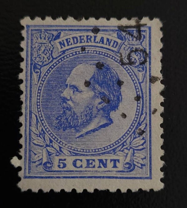 NVPH 19 PUNTSTEMPEL 54(HELLEVOETSLUIS)