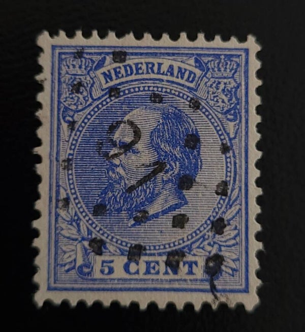 NVPH 19 PUNTSTEMPEL 91(ROTTERDAM)