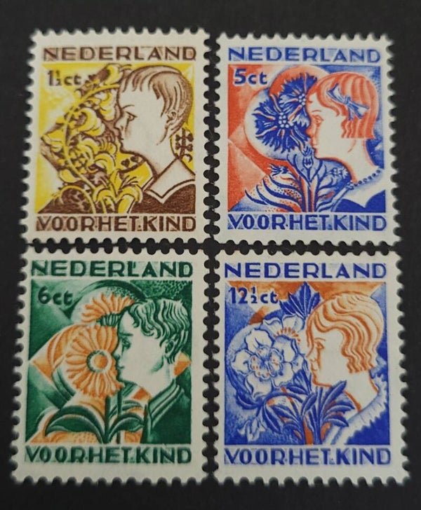 NVPH 248-251 POSTFRIS