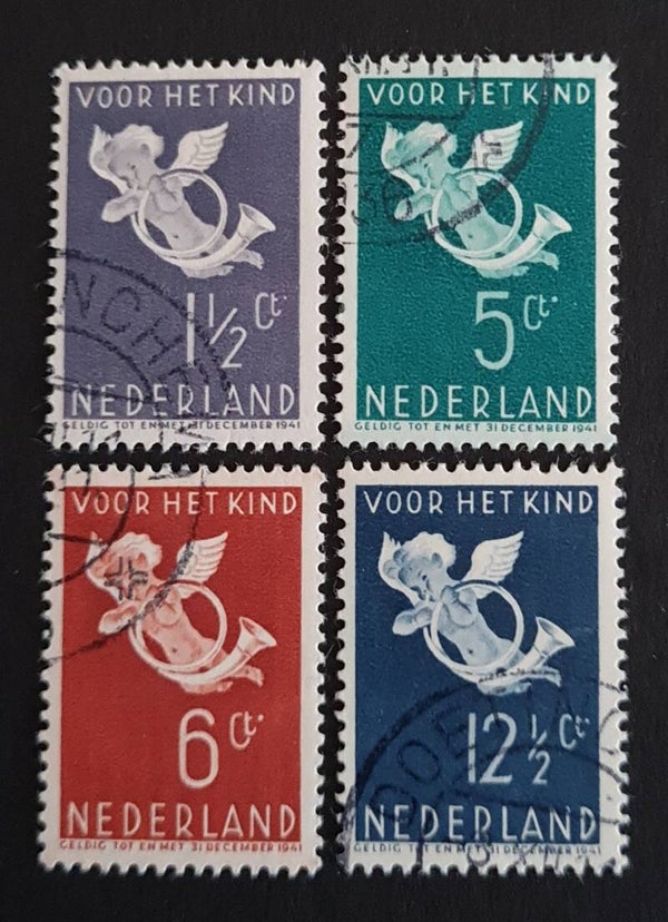 NVPH 289-292 GESTEMPELD