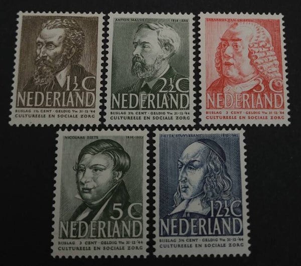 NVPH 318-322 POSTFRIS