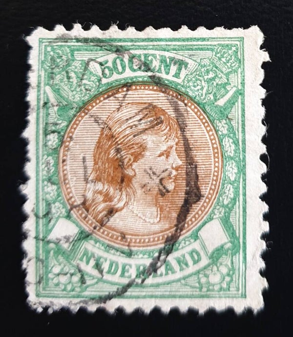 NVPH 45 GESTEMPELD