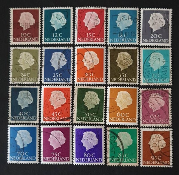 NVPH 617-636 GESTEMPELD