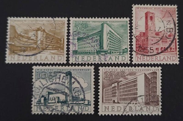NVPH 655-659 GESTEMPELD KORTEBALK ZUILICHEM(GLD)