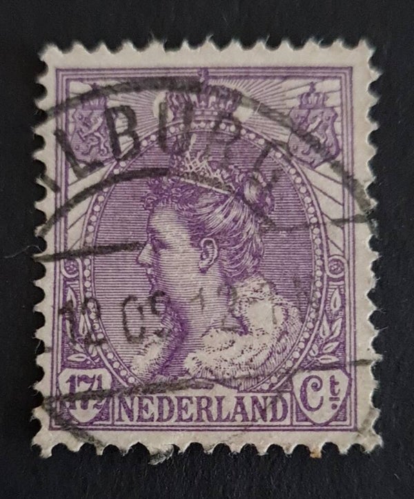 NVPH 66 GESTEMPELD LANGEBALK TILBURG