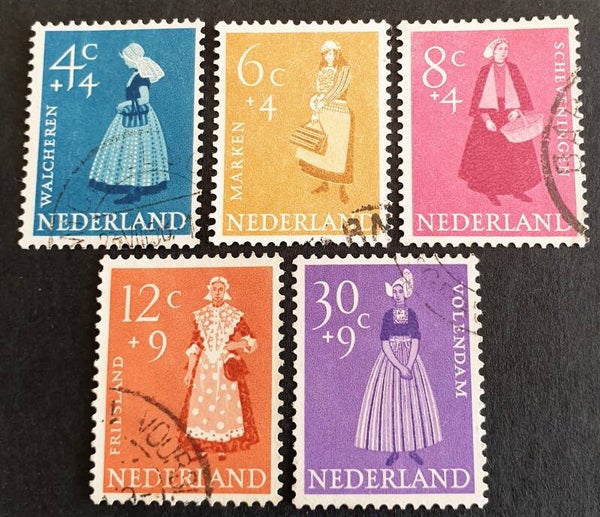 NVPH 707-711 GESTEMPELD