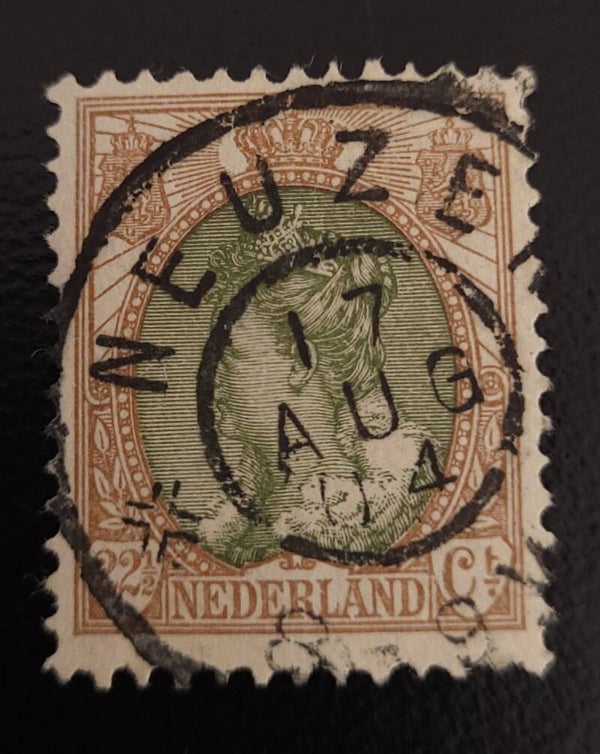 NVPH 70 GESTEMPELD GROOTROND NEUZEN