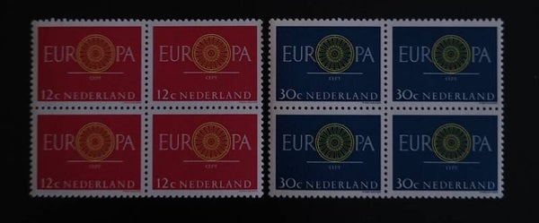 NVPH 745-746 BLOK VAN 4 POSTFRIS