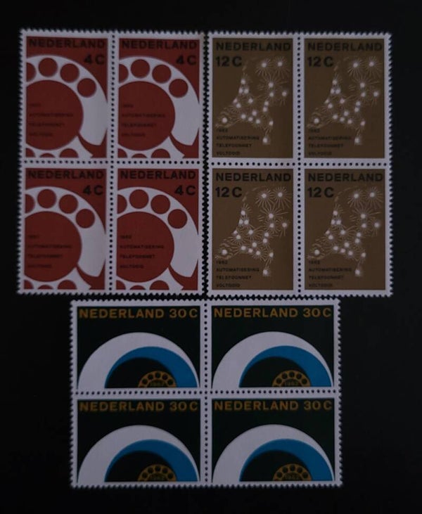 NVPH 771-773 BLOK VAN 4 POSTFRIS