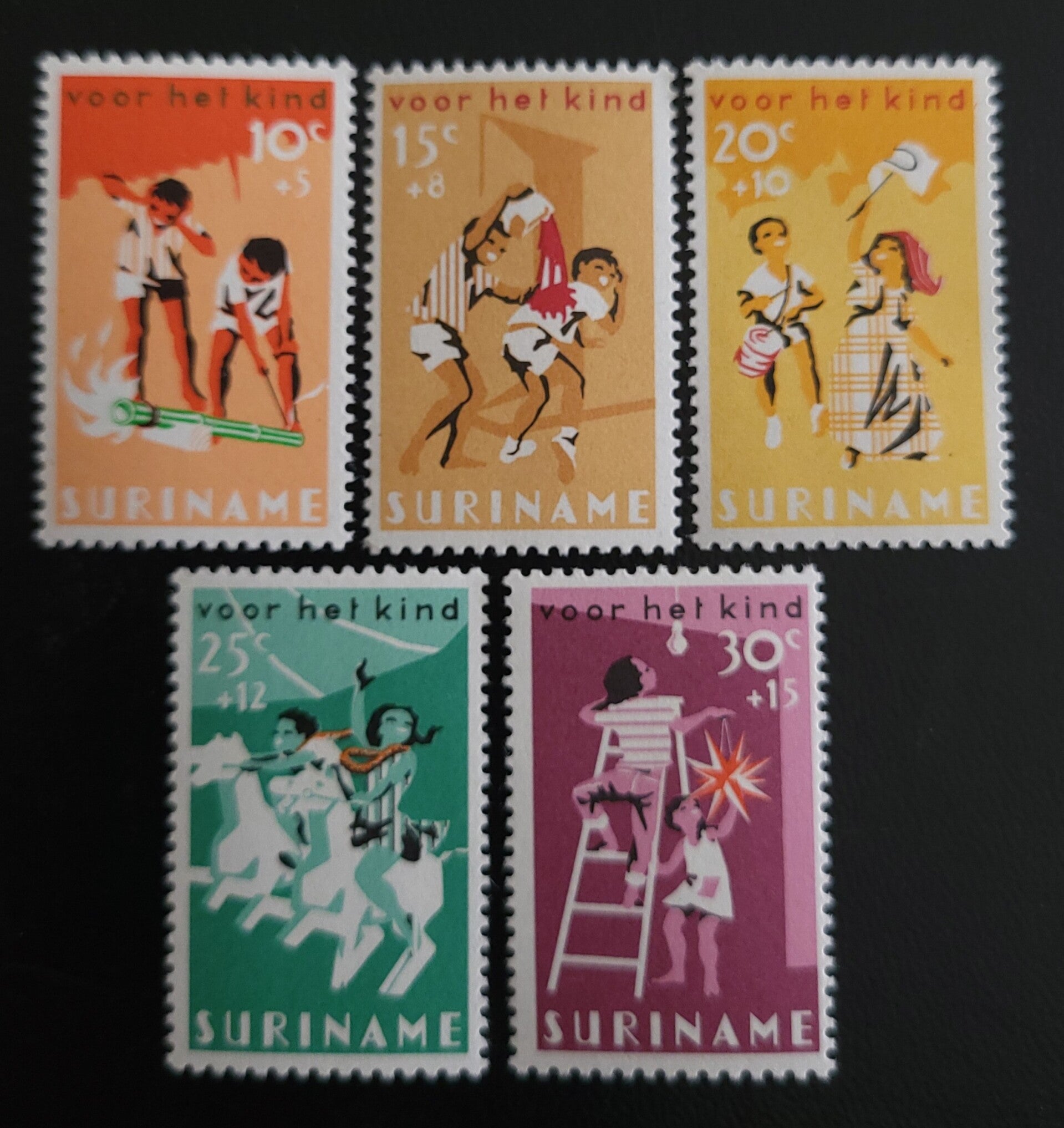 SURINAME NVPH 462-466 POSTFRIS