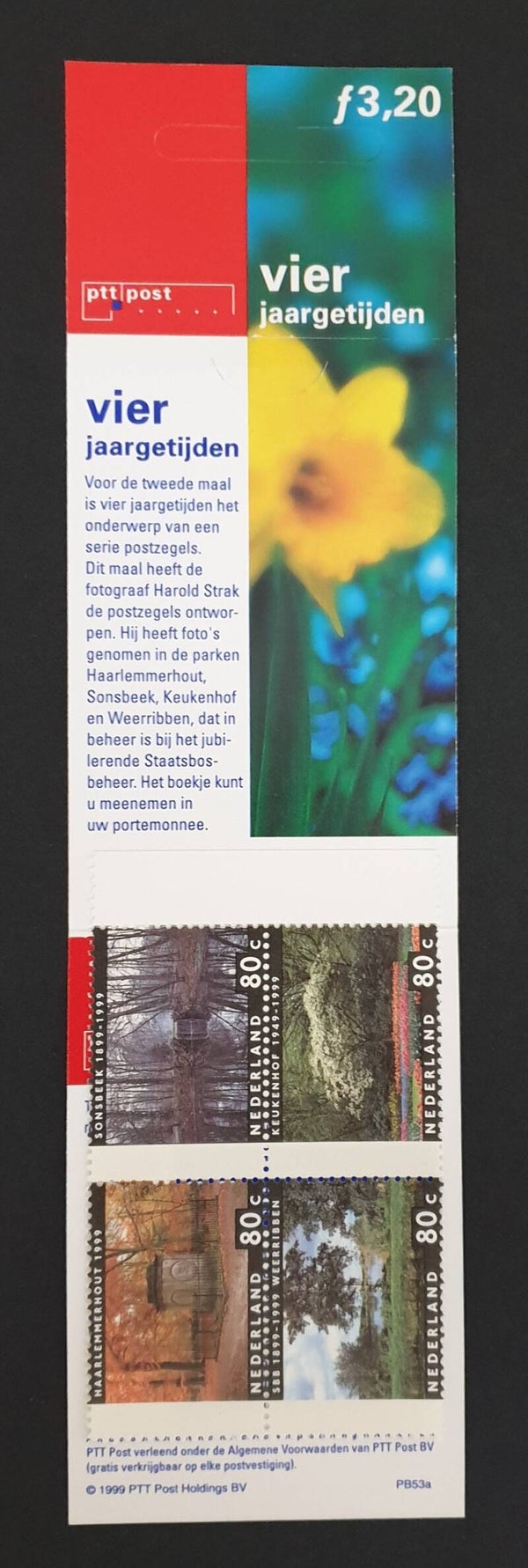 POSTZEGELBOEKJE PB 53A POSTFRIS