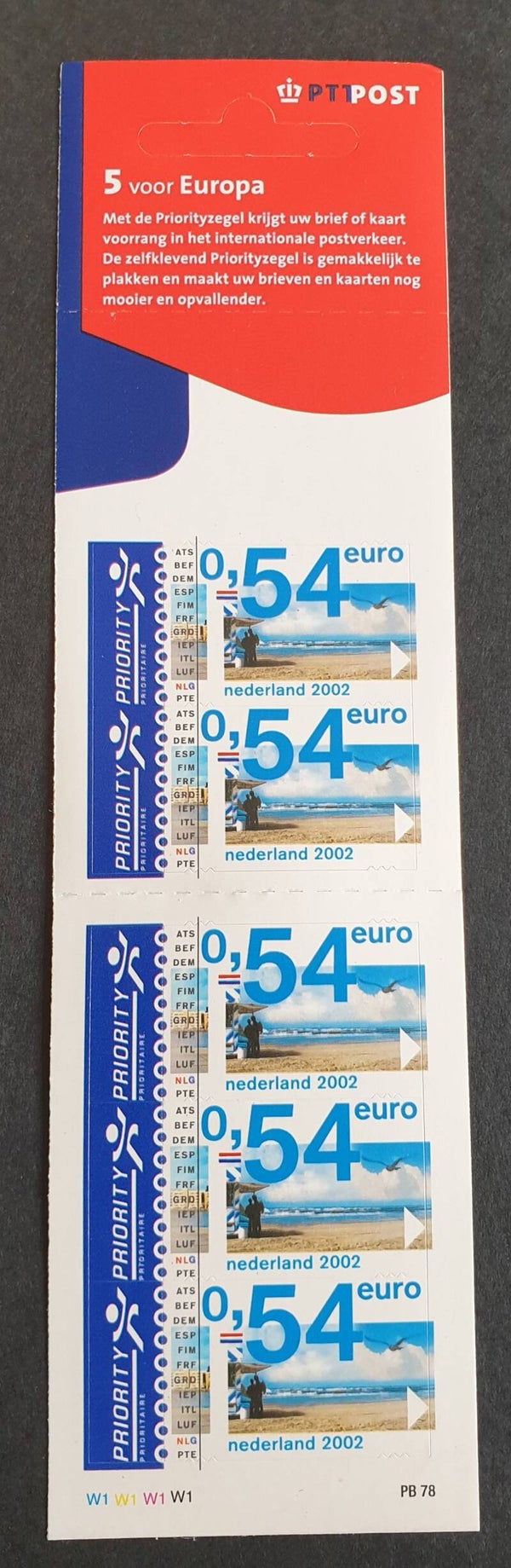 POSTZEGELBOEKJE PB 78 POSTFRIS