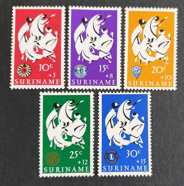 SURINAME NVPH 453-457 POSTFRIS