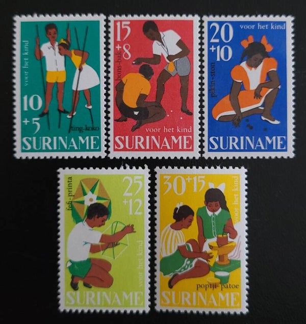 SURINAME NVPH 484-488 POSTFRIS