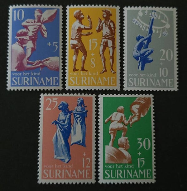 SURINAME NVPH 522-526 POSTFRIS