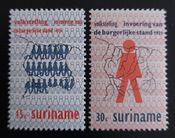 SURINAME NVPH 565-566 POSTFRIS