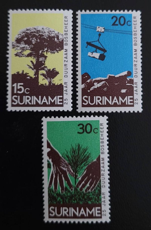 SURINAME NVPH 592-594 POSTFRIS