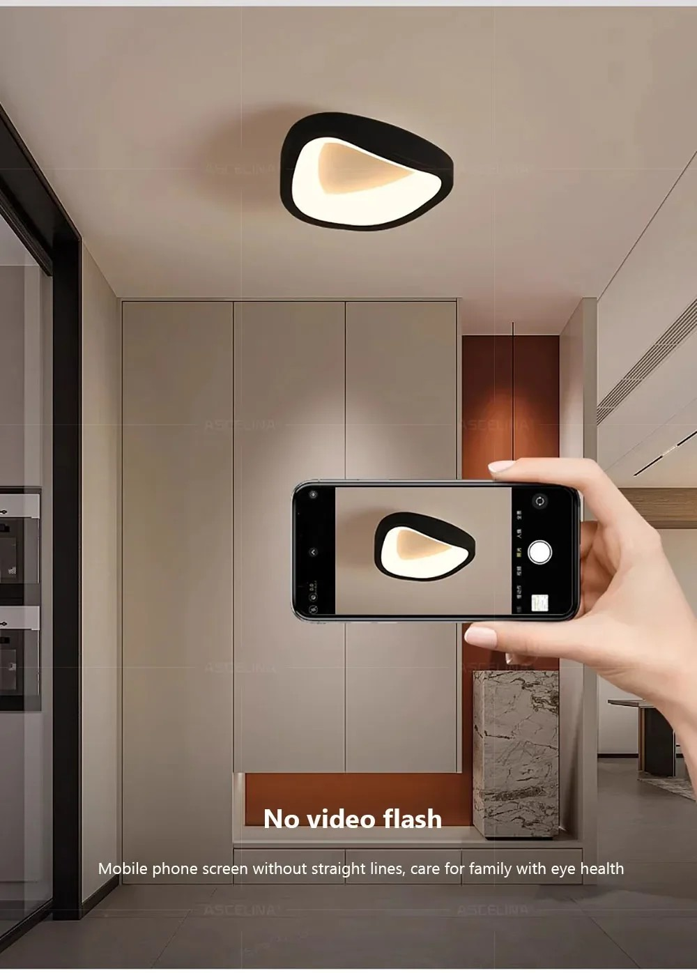 Nordic LED Ceiling Lamp – Geometric Elegance for Modern Interiors