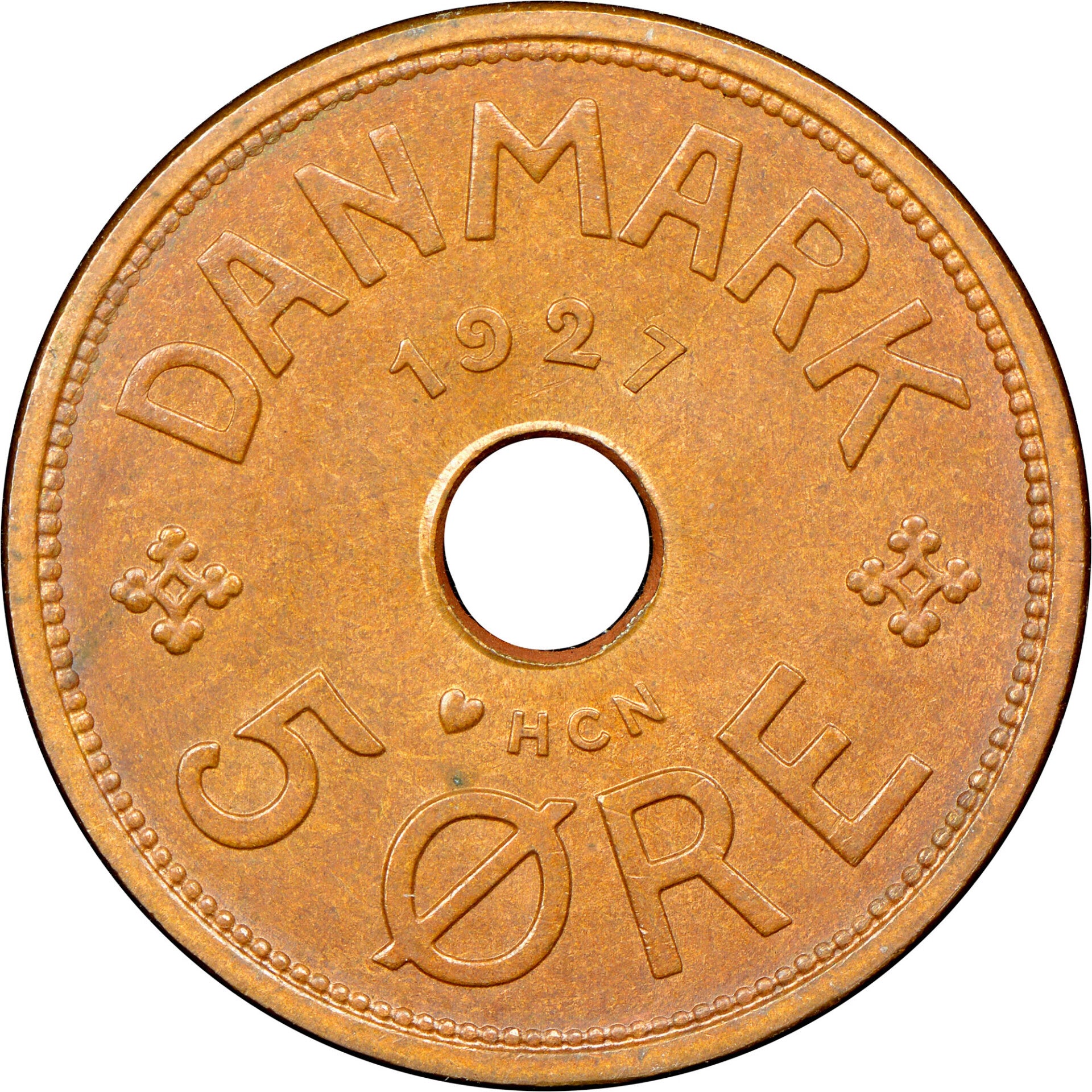 5 ore du Danemark année 1927