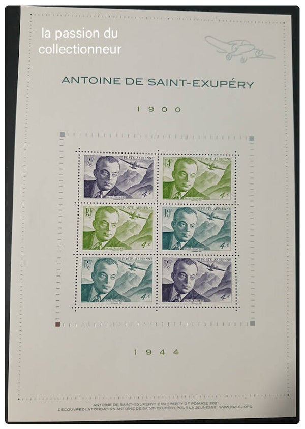 Timbre feuillet aériennes de France neuf numéro 86 ●