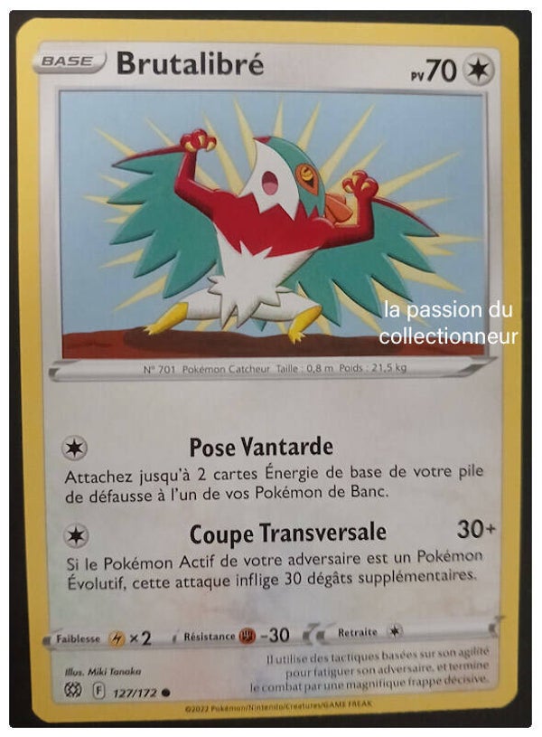 Carte pokémon commune classique de Brutalibré 127/172