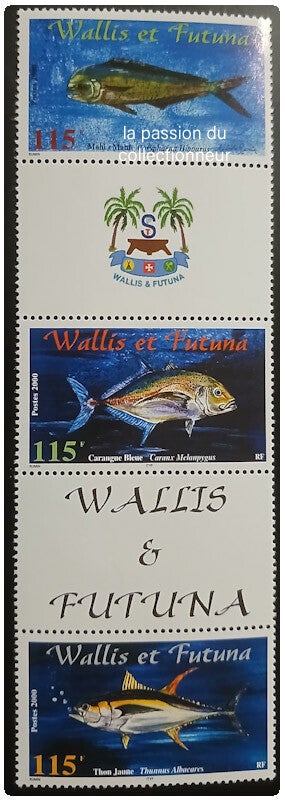 Timbre de Wallis et Futuna neuf numéro 543 à 545 ●