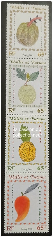 Timbre de Wallis et Futuna neuf numéro 555 à 558 ●