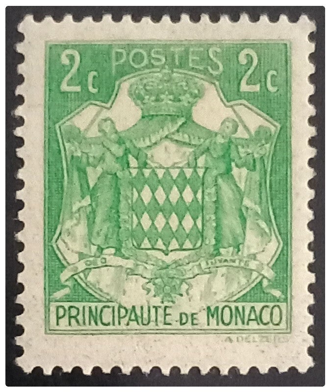Timbre de Monaco neuf avec charnière numéro 155 ●