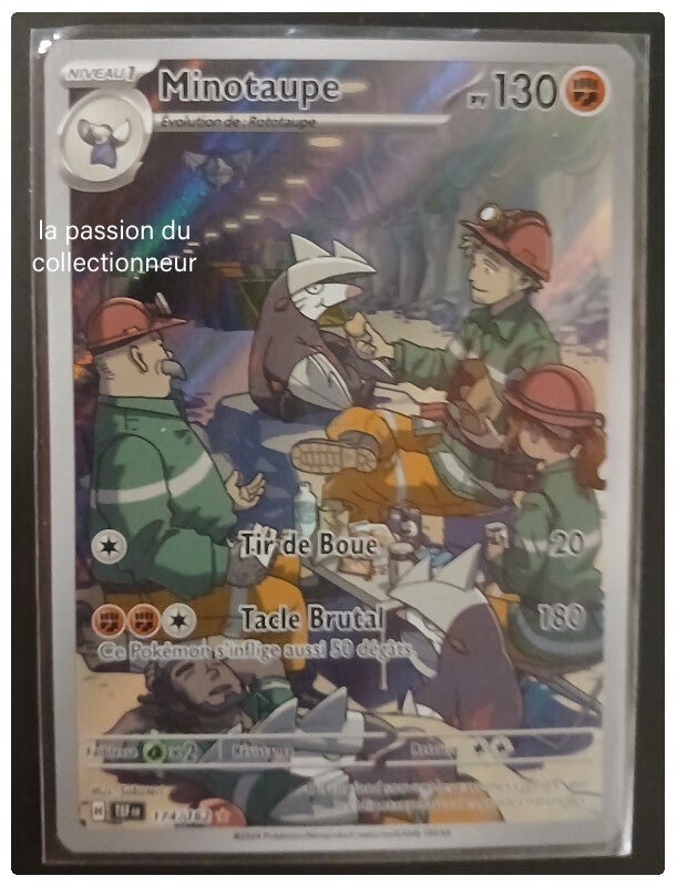 Carte pokémon de Minotaupe 174/162