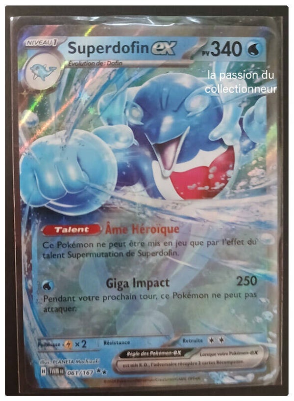 Carte pokémon de Superdofin 061/167