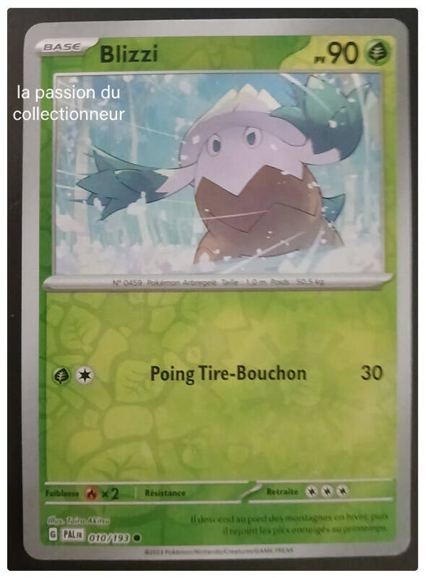 Carte pokémon de Blizzi 010/193