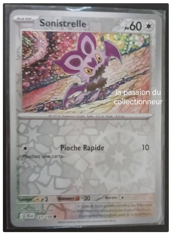 Carte pokémon de Sonistrelle 127/159