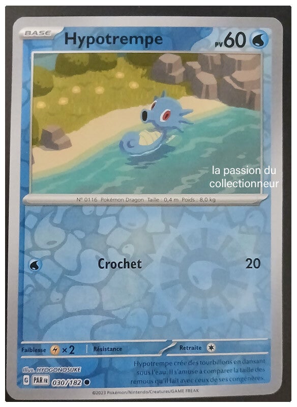 Carte pokémon de Hypotrempe 030/182