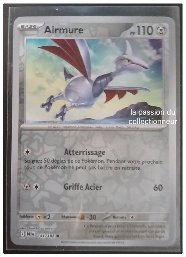 Carte pokémon de Airmure 141/182
