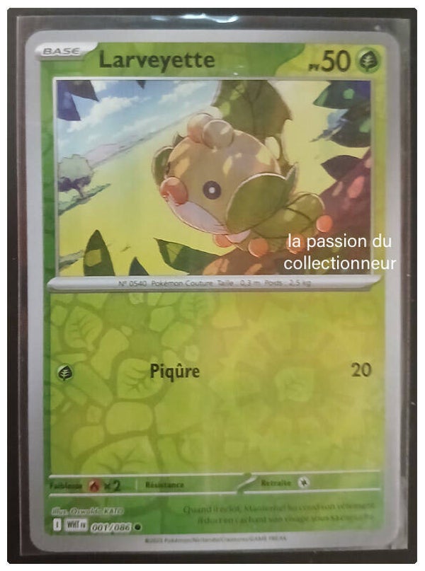 Carte pokémon de Larveyette 001/086