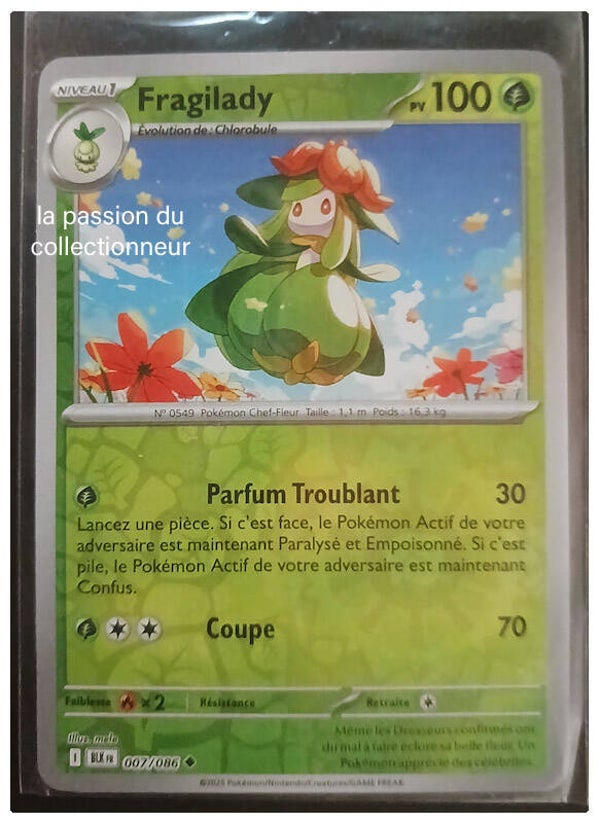 Carte pokémon de Fragilady 007/086