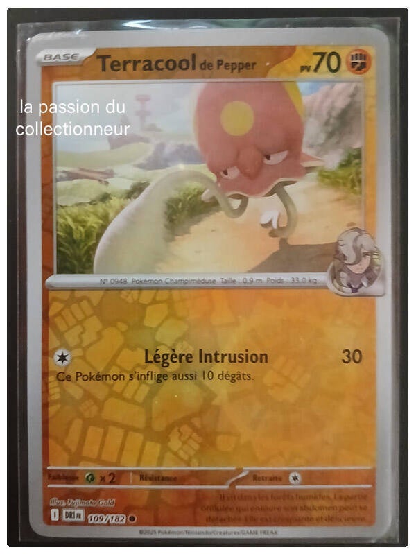 Carte pokémon de Teracool 109/182