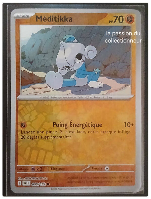 Carte pokémon de Méditikka 099/182