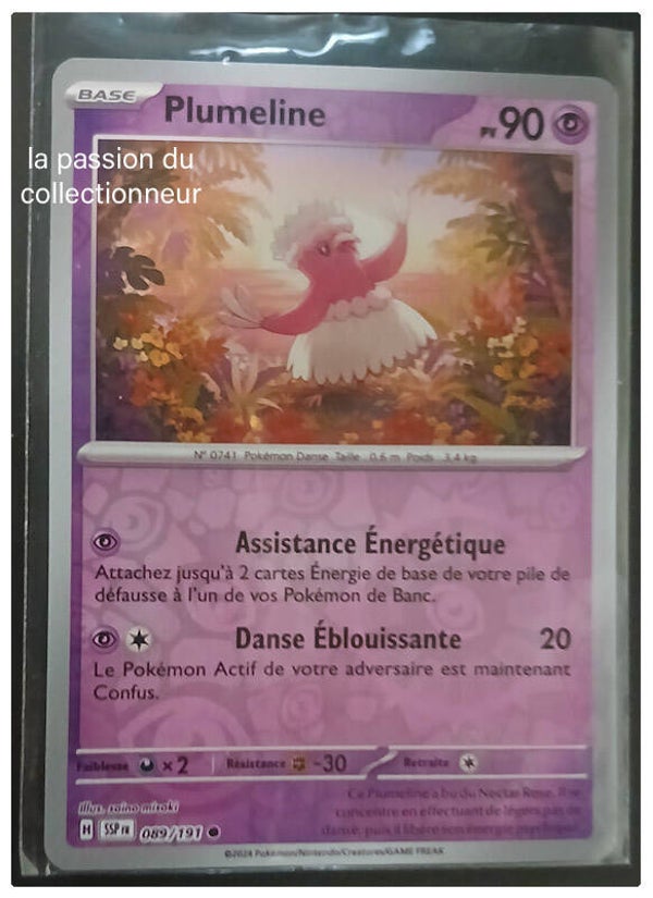 Carte pokémon de Plumeline 089/191