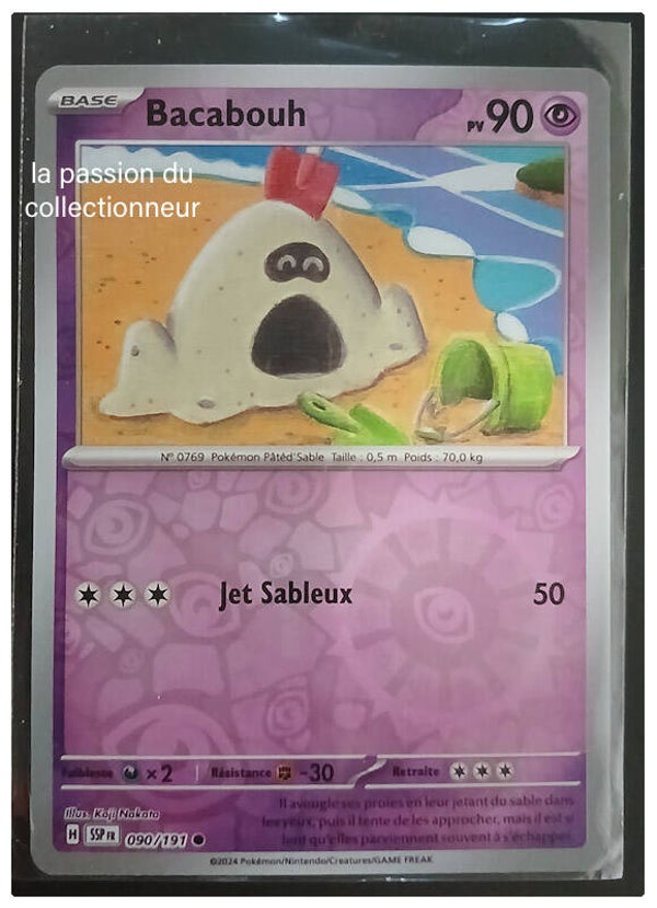 Carte pokémon de Bacabouh 090/191
