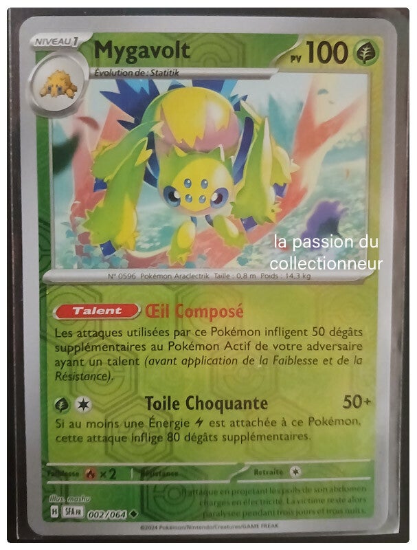 Carte pokémon de Mygavolt 002/064