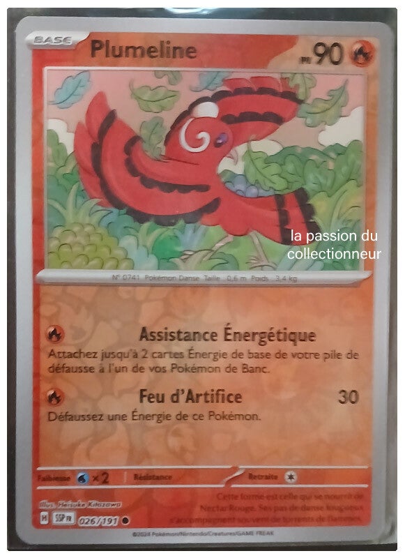 Carte pokémon de Plumeline 026/191