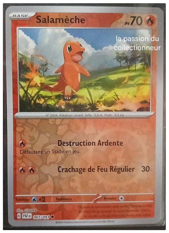 Carte pokémon de Salaméche 007/091