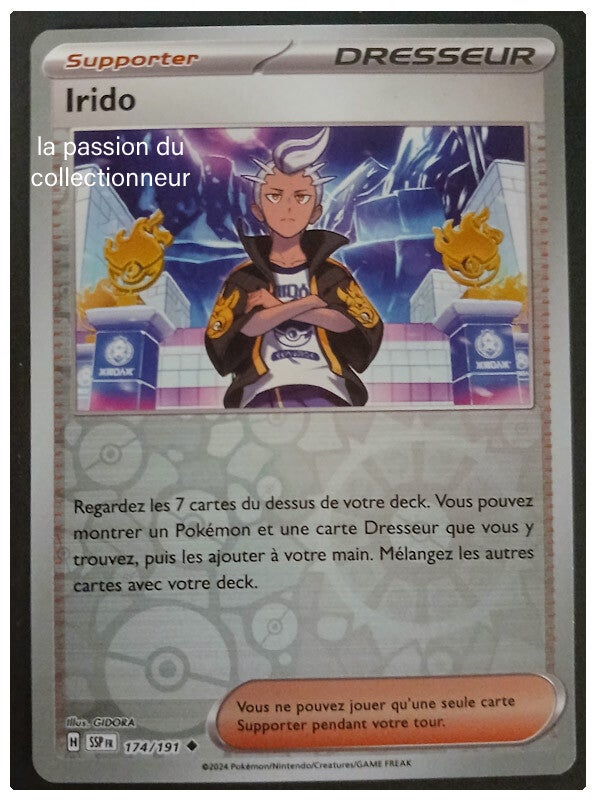 Carte pokémon de Irido 174/191